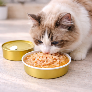 Bol scellé en aluminium <span class=keywords><strong>de</strong></span> qualité alimentaire pour aliments pour animaux <span class=keywords><strong>de</strong></span> compagnie, facile à décoller, pour l'emballage d'aliments humides pour chats, alternative aux boîtes <span class=keywords><strong>de</strong></span> conserve traditionnelles - Product Image 5