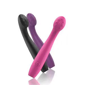 Tubo recarregável G-spot Massagem Estimulação Vaginal AV Vibração Feminino All Inclusive Rubber Vibrador Sex Toys Dildos