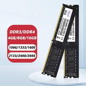 Mémoire RAM DDR4 <span class=keywords><strong>DDR3</strong></span> 4 Go 8 Go 16 Go pour ordinateur de bureau <span class=keywords><strong>PC3</strong></span> <span class=keywords><strong>8500</strong></span> 10600 12800 1,5 V PC4 2133 2400 2666 3200 MHz 1,2 V Non-ECC DIMM Memoria RAM - Product Image 4