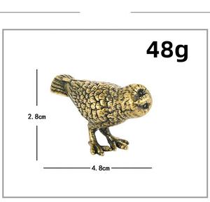 Estatua personalizada con diseño de búho, estatua de latón, venta al por mayor - Product Image 2