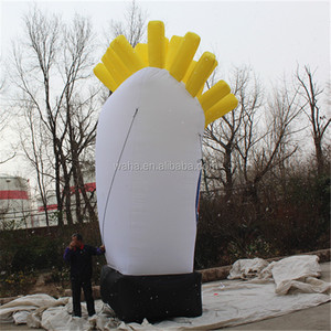 Modèle de nourriture <span class=keywords><strong>gonflable</strong></span> publicitaire personnalisé : frites, pain, croissant - Product Image 3