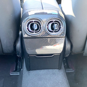 Mercedes-Benz C-Class W206 Armrest Box Air Vent Cover Carbon Fiber Style Luxury Interior Modification Part 304AB - Product Image 3