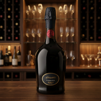 Otello Lambrusco italien IGT 200 Vin rouge mousseux Goût doux et sec Parfait avec des pâtes et des charcuteries 6 bouteilles par boîte