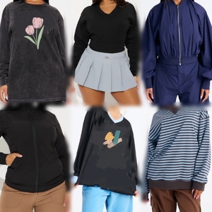 เสื้อผ้าผู้หญิงมือสองรวมหลายแบบสำหรับฤดูใบไม้ร่วงและฤดูหนาว ขายส่งจำนวนมาก เสื้อสเวตเตอร์ เสื้อฮู้ด เสื้อถักไหมพรม - Product Image 4