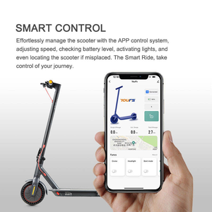 สกู๊ตเตอร์ไฟฟ้าพับได้สองล้อ <span class=keywords><strong>Xiaomi</strong></span> M365 ลดราคาพิเศษ ได้รับการรับรองมาตรฐาน CE ระยะทาง 20-30 กม. ความเร็ว <span class=keywords><strong>25</strong></span> กม./ชม. สำหรับผู้ใหญ่ - Product Image 5
