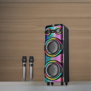 Nueva tendencia 2,0 sonido portátil inalámbrico Bluetooth Home <span class=keywords><strong>Audio</strong></span> Karaoke Stage altavoz Mini Home <span class=keywords><strong>Audio</strong></span> System AC Power Computers - Product Image 2