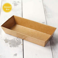 Boîte d'emballage jetable avec couvercle transparent, qualité alimentaire, résistante à l'huile, portable, pour snacks, pain, gâteaux, plats à emporter, boîte à sandwich en papier
