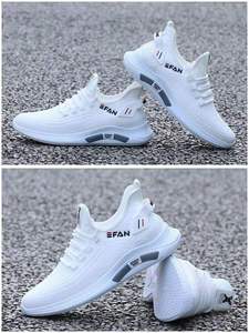 Scarpe da ginnastica sportive da uomo, nuove, alla moda, traspiranti, casual, con tomaia in mesh, rialzate, tinta unita, per tutte le stagioni - Product Image 3