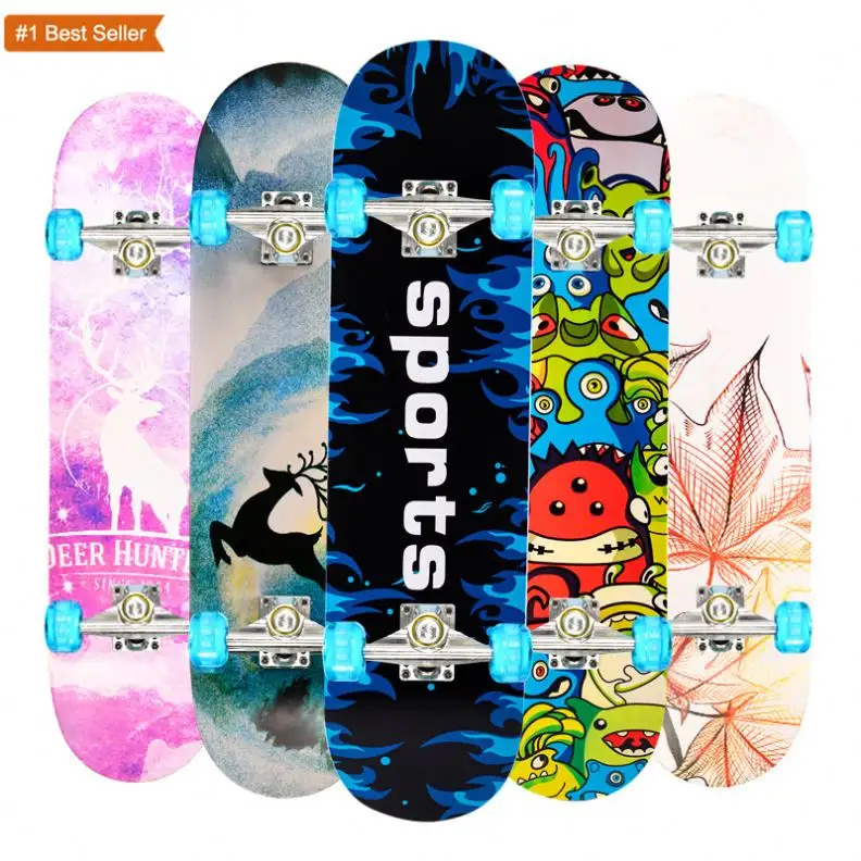 Istaride Custom 2022 prezzo all'ingrosso professionale Multi immagini e colori Skateboard in plastica Papan Selaju Skateboard per adulti