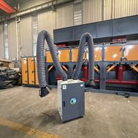 Purificateur de fumées de soudage, double station pour l'extraction simultanée des fumées de soudage