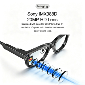 Gafas Inteligentes IFA02 W660, 20MP, 4K, Estabilización EIS, IP66, Bluetooth 5.3, Reconocimiento de Objetos por IA, Traducción por IA - Product Image 5