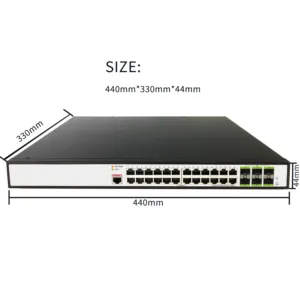 24-Port 2.5Gb Multi-Gigabit Network Hub Easy Managed 6-Port 10G SFP Metal Ethernet Switch