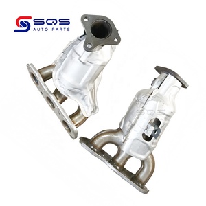 Collecteur <span class=keywords><strong>d</strong></span>'échappement catalytique SQS OEM/ODM pour Mitsubishi Outlander, Peugeot, Citroën C-CROSSER 3.0V6 - Product Image 1