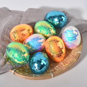 Customized Disco Ball PET Easter Egg Hanging Decorations Hot Selling Factory Price Fast Delivery Ornaments for Easter Decor - Product Image 1