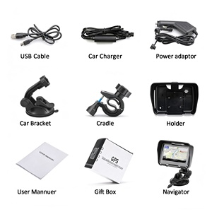 4.3 inch không thấm nước IPX7 GPS Navigator cho xe máy WinCE 6.0 bản đồ miễn phí iGo Primo 8GB với Bluetooth MP3 chức năng âm thanh - Product Image 6