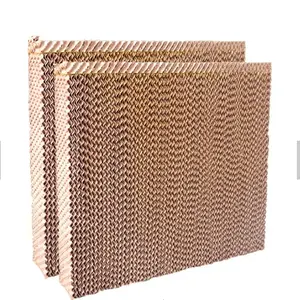 7090 Cooling Pad Honey Comb Wet Curtain For Poultry Farm And Greenhouse Evaporative Air Cooler Wet Curtain For Livestocks