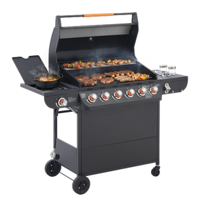 USA Warehouse 2026 Hot Sale Summer <b>BBQ</b> Propane Gas Grill 5 Burner Piezo Ignition Portable Heating Results Better Texture - Product Image 1