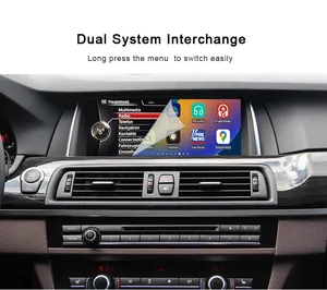 Akıllı modül araba Android arayüzü kablosuz Wifi Carplay BMW 5 serisi NBT sistemi F10 F11 2013-2016 için