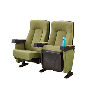 Chaises d'église, d'auditorium et <span class=keywords><strong>de</strong></span> cinéma en plastique personnalisées avec porte-gobelet, <span class=keywords><strong>fauteuil</strong></span> inclinable pliable pour l'éducation et l'usage commercial - Product Image 5
