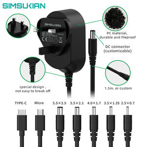 Adaptateur secteur 24v 12v <span class=keywords><strong>Livarno</strong></span> <span class=keywords><strong>lux</strong></span> Led Adaptateur 12v Dajing 6v 6w Adaptateur - Product Image 3