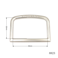 2.5 "pouces grande taille sangle boucle qualité sac matériel boucle personnalisée D anneau boucle pour sac lourd