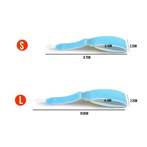 Tissu orteil lisseur coloré Oignon correcteur attelle <span class=keywords><strong>cassé</strong></span> orteil enveloppes orthèse orthopédique séparateur Bandages orteil sangle Wrap - Product Image 3