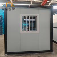 Maison conteneur pliable de qualité supérieure à toit plat, préfabriquée en acier, pour logements temporaires, vente directe usine