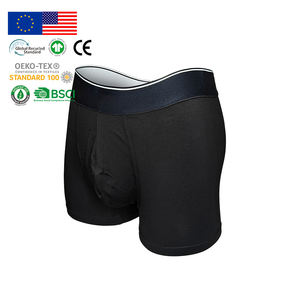 กางเกงในชายพิมพ์ลายอักษรตามสั่ง เนื้อผ้านุ่ม บ็อกเซอร์และบรีฟผ้าฝ้าย ดีไซน์ทันสมัย สำหรับผู้ชาย ทรงสามเหลี่ยม ผลิตจากโรงงาน เหมาะสำหรับนักเพาะกาย แพ็คหลายตัว - Product Image 2