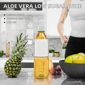 Bebida de Jugo con Sabor a Aloe Vera, Baja en Azúcar, Pulpa de Aloe Real, Etiqueta Privada, Caja, Lata, Botella, Empaque Personalizado con Logotipo, Fábrica Nawon - Product Image 2