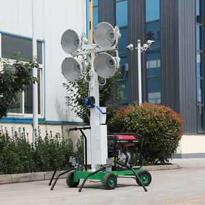 DIESEL ánh sáng di động tháp 8.4kw LED DIESEL động cơ năng lượng mặt trời ánh sáng di động tháp cho xây dựng chiếu sáng công nghiệp - Product Image 5