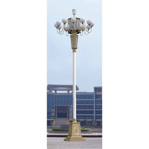 Lampadaire LED de style chinois en acier inoxydable, IP65, type III, garantie 5 ans, éclairage extérieur - Product Image 1