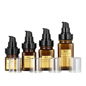 Chine Vente en gros Flacon compte-gouttes d'huile essentielle 30/50/70/100/120Ml 20/30G Flacon compte-gouttes en verre transparent Bouteilles cosmétiques - Product Image 4