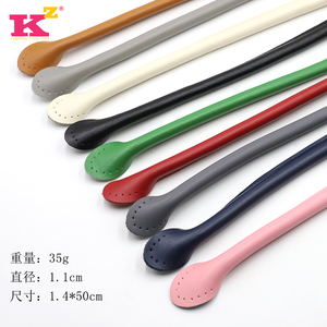 Sangle de sac en cuir véritable fendu de haute qualité, poignée, corde, sacs, ceinture pour bricolage, accessoires de sac à main, oreilles rondes - Product Image 4