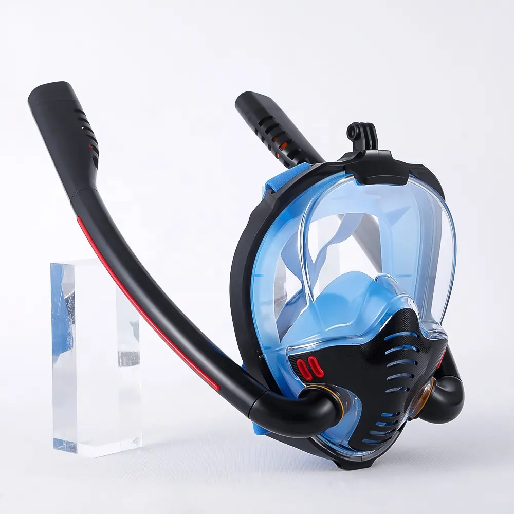 Đôi Ống Full Mặt Snorkel Mask Với Máy Ảnh Núi 180 Toàn Cảnh Xem Snorkeling Gear Cho Trẻ Em Người Lớn Snorkeling Đặt Mặt Nạ Lặn