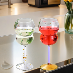 <span class=keywords><strong>Gobelet</strong></span> en verre en forme de goutte d'eau de <span class=keywords><strong>gourde</strong></span> transparente à paroi unique de 300ml à haute teneur en borosilicate résistant aux hautes températures - Product Image 6