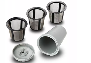 3 piezas de filtros de café reutilizables, cápsulas K Cups para <span class=keywords><strong>Keurig</strong></span> K31 K45 - Product Image 2