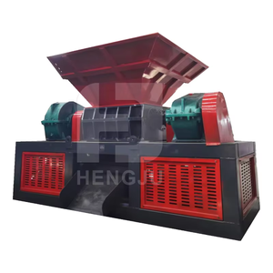 Industrial Double Shaft <b>Shredder</b> Machine for Crushing Waste <b>Tires</b> Easy Operate - Product Image 2