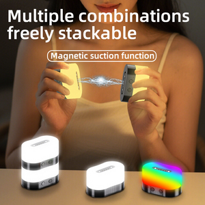 Đèn bàn có thể điều chỉnh độ sáng RGB với điều khiển từ xa & cảm ứng - Đèn ngủ chạy bằng USB cho phòng ngủ, trang trí phòng chơi game - Món quà lý tưởng - Product Image 3