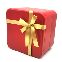 Emballage cadeau en boîte en étain recyclée écologique pour chocolat, noix, collations, gâteaux et sucre - Logo personnalisé disponible