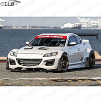 Kit Body Lebar Gaya Rocket Bunny Berkualitas Tinggi untuk Modifikasi Upgrade Mazda RX8, Kit Performa Aerodinamis, Suku Cadang Mobil