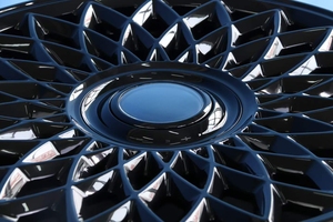 Tapas de Rueda Flotantes SHIN Forged con Diseño de Malla Negra Brillante de 20, 22 y 24 Pulgadas para Range Rover, Cadillac Escalade, Lincoln <span class=keywords><strong>Navigator</strong></span>, Alphard - Product Image 2