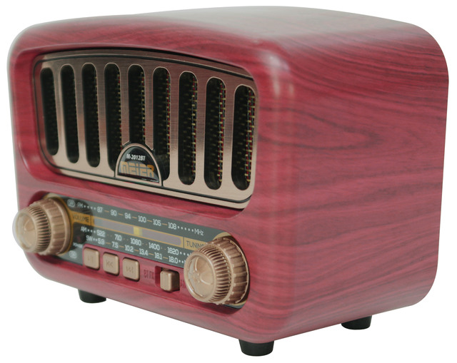 Vintage Decorate Home Radio USB TF AM FM SW Wireless MP3 Player