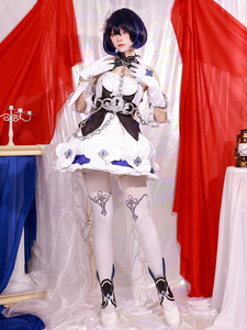 Honkai: Star Rail personnage Seele Cosplay noir blanc <span class=keywords><strong>costume</strong></span> <span class=keywords><strong>gilet</strong></span> Cosplay <span class=keywords><strong>Costume</strong></span> avec manchon de bande de taille - Product Image 3