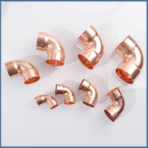 Codo de Cobre de 90 Grados para Soldadura, Accesorio de Unión para Tubería de Cobre, Material Auxiliar para Aire Acondicionado Central - Product Image 3