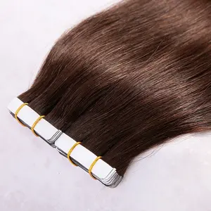 Groothandel Guangzhou Haar Tape In Aanpasbare 8-30 Inch 100% Remy Natuurlijke Human Hair Extensions