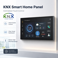 Interrupteur mural KNX avec écran tactile IPS, contrôle de scène, produits pour maison intelligente, automatisation domestique, interrupteur tactile intelligent KNX pour villa et hôtel