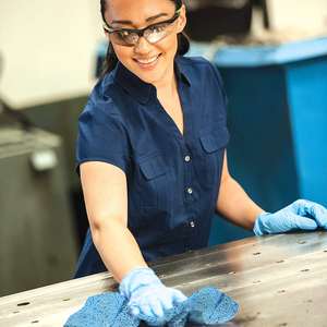 100%ポリプロピレン不織布製吸収性クリーニングクロス、メルトブローン多目的車/車両洗車用ワイプ - Product Image 6