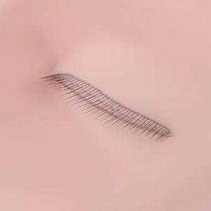 Mini mannequin de cils en silicone plat avec paupière amovible, tête d'entraînement pour l'extension de cils, pratique pour les débutants - Product Image 4