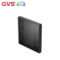 Capteur de verre KNX GVS sécurisé, panneau GS3, chauffage au sol HVAC, interrupteur mural KNX, panneau multifonctionnel pour la domotique