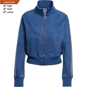 Nuova Giacca di Jeans per <span class=keywords><strong>Uomo</strong></span> e Donna, Stile Retrò, Moda Outdoor, Ricamo Personalizzato, Logo Personalizzabile, Giacca Corta - Product Image 1